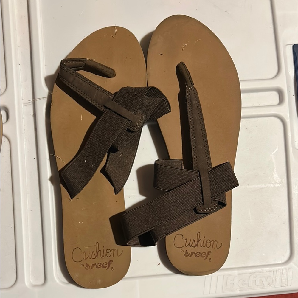 Reef Cushion Tan Sandals